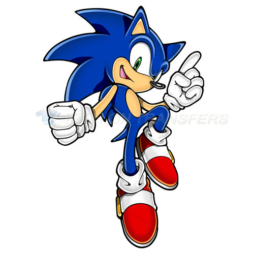 Sonic the Hedgehog Iron-on Stickers (Heat Transfers)NO.5338